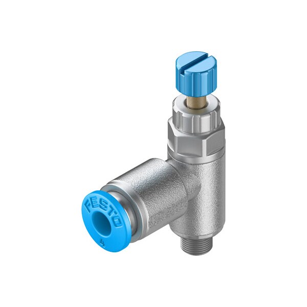 One-Way Flow Control Valve GRLA-M5-QS-4-RS-D